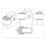 Vaiotec Teigknetmaschine abnehmbarer Kessel - 30 Liter / 400 Volt / 2 Geschwingkeiten, 445 x 795 mm – Bild 6