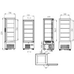 Vaiotec Topline Kühlvitrine 4-fach / 92 Liter "schwarz", 434 x 398 mm – Bild 2