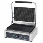 Vaiotec Elektro Kontaktgrill, oben & unten gerillt, 430 x 390 mm