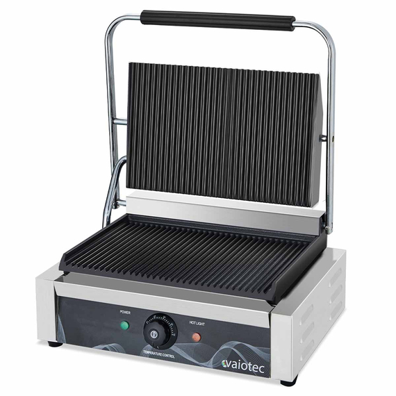 10592-1.jpg Vaiotec Elektro Kontaktgrill, oben & unten gerillt, 430 x 390 mm – Bild 1
