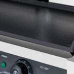 Vaiotec Elektro Kontaktgrill "doppelt", oben gerillt & unten glatt, 568 x 395 mm – Bild 3