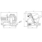 Vaiotec Aufschnittmaschine 220, 425 x 388 mm – Bild 2