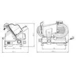 Vaiotec Aufschnittmaschine 300, 577 x 493 mm – Bild 2