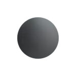 Feros HPL-Tischplatte Ø 70 cm, Schwarz