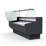 Vaiotec Topline Kühltheke 250 - gebogenes Frontglas "grau", 2465 x 800 mm – Bild 2