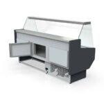 Vaiotec Topline Kühltheke 250 - gerades Frontglas "weiß", 2465 x 800 mm – Bild 3