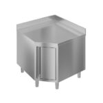 Vaiotec Topline Eckarbeitsschrank / Flügeltür und Aufkantung, 1000 x 1000 mm