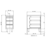 Vaiotec Topline Schubladenschrank / 3 Schubladen, 600 x 700 mm – Bild 2