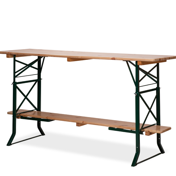 10_raisingset_beertable_30000_detail_hr.jpg Feros Erhöhungssatz für Biertische - 3mm gekanteter Stahlwinkel, Grün – Bild 1