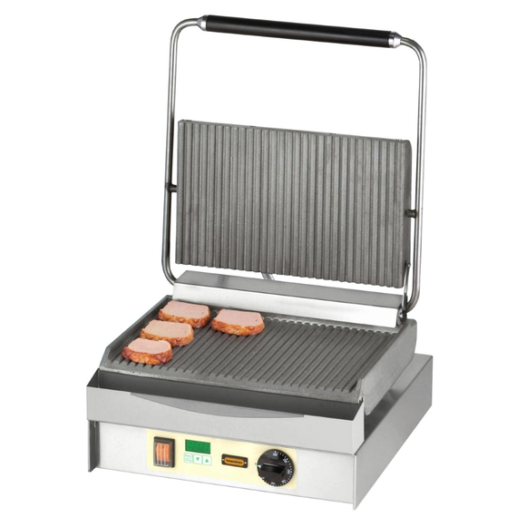 11-80432DT.jpg Neumärker Chopper-Grill oben + unten geriffelt, mit Digitaltimer – Bild 1