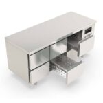 Vaiotec Topline Tiefkühltisch / 3-fach GN1/1 mit 6 Schubladen, 1795 x 700 mm – Bild 2