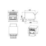 Vaiotec Elektro Durchlauftoaster, ca. 450-500 Stk. pro Stunde, 2,45 kW, 469 x 420 mm – Bild 3