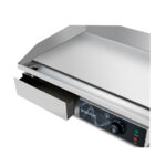 Vaiotec Elektro Grillplatte, Grillfläche glatt, 550 x 445 mm – Bild 2