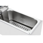 Vaiotec Elektro Fritteuse 1 Becken 6 Liter, 190 x 440 mm – Bild 3