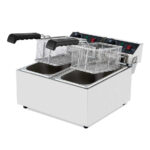 Vaiotec Elektro Fritteuse 2 Becken 6+6 Liter, 390 x 440 mm – Bild 2