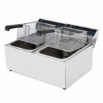Vaiotec Elektro Fritteuse 2 Becken 17+17 Liter, 600 x 500 mm – Bild 2