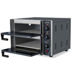 Vaiotec Elektro Pizzaofen mit 2 Backkammern, 585 x 570 mm – Bild 2