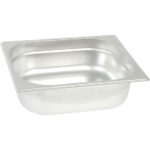 Stalgast Edelstahl Gastronormbehälter Serie STANDARD, GN 1/2 (20mm)