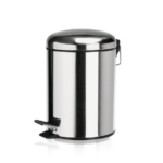 Was Germany Treteimer mit Kunststoffeinsatz, Ø 17 cm, 3 Ltr., Edelstahl