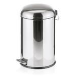 Was Germany Treteimer mit Kunststoffeinsatz, Ø 30 cm, 20 Ltr., Edelstahl