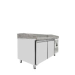 Vaiotec Pizzakühltisch / 2-türig "grau" inkl. Kühlaufsatz GN1/4, 1510 x 800 mm – Bild 7