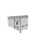 Vaiotec Pizzakühltisch / 2-türig "grau" inkl. Kühlaufsatz GN1/3, 1510 x 800 mm – Bild 8
