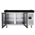 Vaiotec Pizzakühltisch / 2-türig "schwarz" inkl. Kühlaufsatz GN1/3, 1510 x 800 mm – Bild 8