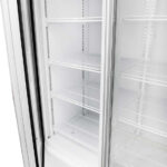 Vaiotec Topline Getränkekühlschrank 2 Türen / 870 Liter mit Leuchtaufsatz "weiß", 1090 x 742 mm – Bild 4