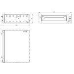 Vaiotec Topline Elektro Pizzaofen 6 x 34 cm (tiefe Version), 1100 x 1185 mm – Bild 9