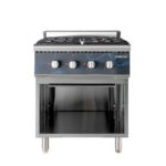 Vaiotec Gasherd - 4 Brenner 28,8 kW - offener Unterbau, 700 x 700 mm – Bild 2