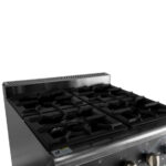 Vaiotec Gasherd - 4 Brenner 28,8 kW - mit Gasbackofen, 700 x 700 mm – Bild 4