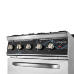 Vaiotec Gasherd - 4 Brenner 28,8 kW - mit Gasbackofen, 700 x 700 mm – Bild 6