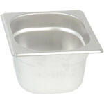 Stalgast Edelstahl Gastronormbehälter Serie STANDARD, GN 1/6 (150mm)