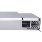 Vaiotec Kühlaufsatz mit Edelstahldeckel, 5 x GN 1/3 + 1 x GN1/2, 1480 x 395 mm – Bild 2