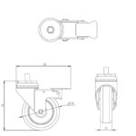 Vaiotec Rollenkit für Untergestell Topline Elektro Pizzaofen – Bild 2