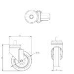 Vaiotec Rollenkit für Untergestell Topline Elektro Pizzaofen – Bild 3