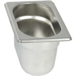 Stalgast Edelstahl Gastronormbehälter Serie BASIC, GN 1/9 (100mm)