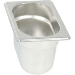 Stalgast Edelstahl Gastronormbehälter Serie STANDARD, GN 1/9 (150mm)