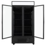Vaiotec Topline Getränkekühlschrank 2 Türen / 870 Liter mit Leuchtaufsatz "schwarz", 1090 x 742 mm – Bild 3