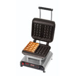 Neumärker Waffeleisen Thermocook® inkl. Brüsseler Waffel Wechselplatten (Gusseisen)