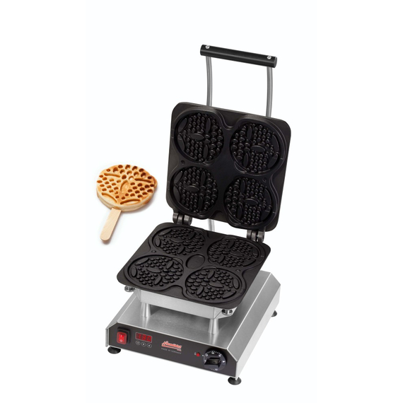 12-40801-31.jpg Neumärker Waffeleisen Thermocook® inkl. Waffel-Bärchen am Stiel Wechselplatten – Bild 1