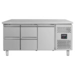 Vaiotec Kühltisch / 1 Tür & 4 Schubladen - Monoblock, 1795 x 700 mm