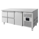 Vaiotec Kühltisch / 1 Tür & 4 Schubladen - Monoblock, 1795 x 700 mm – Bild 2