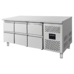 Vaiotec Kühltisch / 6 Schubladen - Monoblock, 1795 x 700 mm – Bild 2