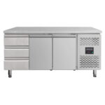 Vaiotec Kühltisch / 2 Türen & 3 Schubladen links - Monoblock, 1795 x 700 mm
