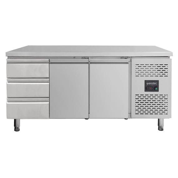 12035-1.jpg Vaiotec Kühltisch / 2 Türen & 3 Schubladen links - Monoblock, 1795 x 700 mm – Bild 1