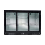 Vaiotec Barkühlschrank schwarz / 3 Glasschiebetüren, Höhe 840 mm, 1350 x 520 mm – Bild 2