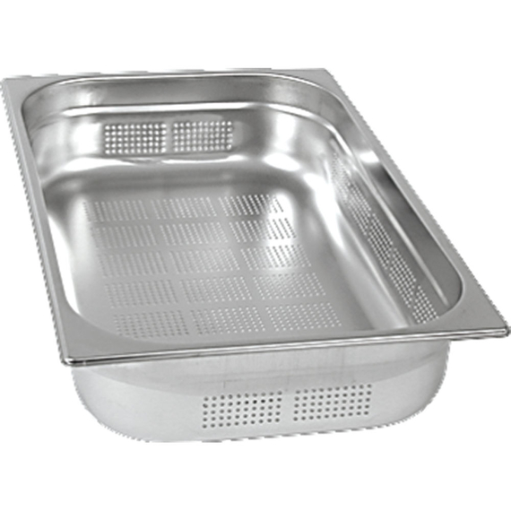 121204V01_MAIN_PRODUCT_PHOTO_JKWo9Oa4gnUR.jpg Stalgast Edelstahl Gastronormbehälter Serie STANDARD, GN 1/1 (200mm), perforiert/gelocht – Bild 1