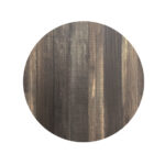 Feros Urban - Tischgestell niedrig sand + Tropical Wood HPL-Tischplatte Ø120 cm, Sand + Tropical Wood – Bild 3