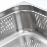Stalgast Edelstahl Gastronormbehälter Serie STANDARD, GN 1/2 (150mm), perforiert/gelocht – Bild 3